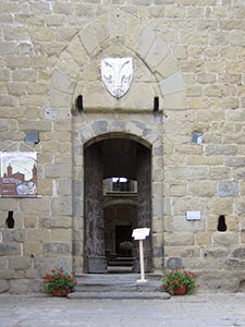 Ingresso del Museo Comunale della Ceramica Popolare, Monte San Savino.