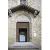 Entrance portal to the Museo "Bernardini-Fatti" della Vetrata Antica, Sansepolcro.