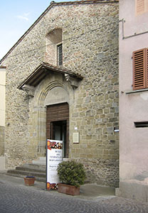Facciata del Museo "Bernardini-Fatti" della Vetrata Antica, Sansepolcro.