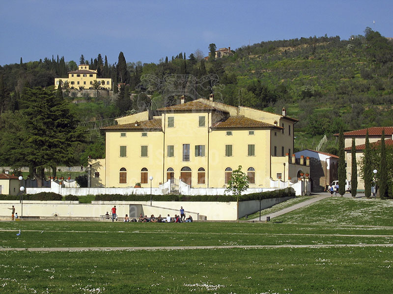 Exterior of Villa Severi, Arezzo.
