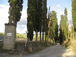 Viale d'ingresso a Villa Mondeggi, Bagno a Ripoli.
