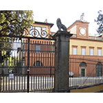 Decoration on entrance gate to Villa Mondeggi, Bagno a Ripoli.