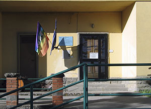 Entrance to the  Museo Storico Etnografico di Bruscoli, Firenzuola.