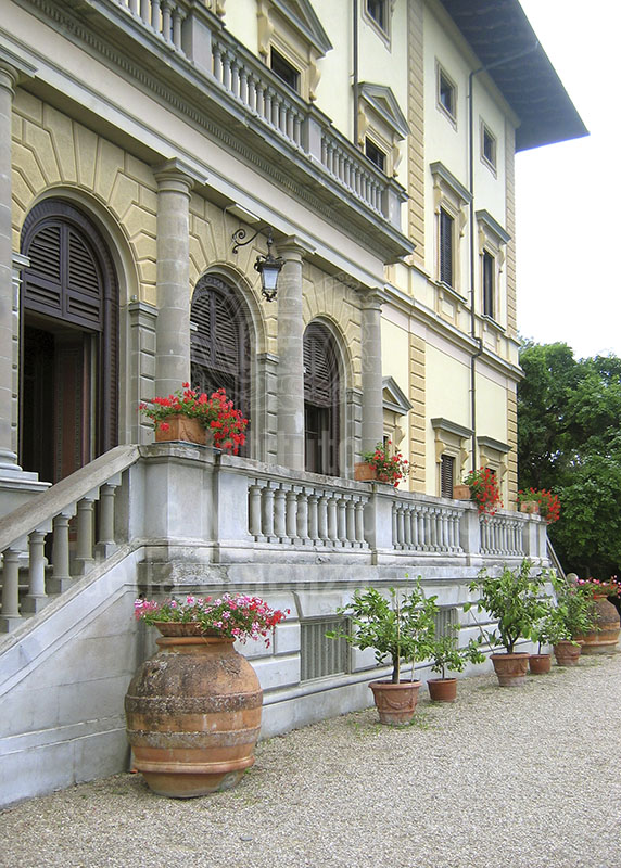 Accesso al Giardino della Villa Pitiana, Reggello.