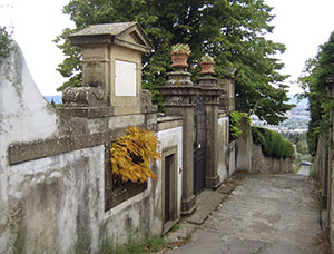 Entrance to Villa il Casale, Sesto Fiorentino.