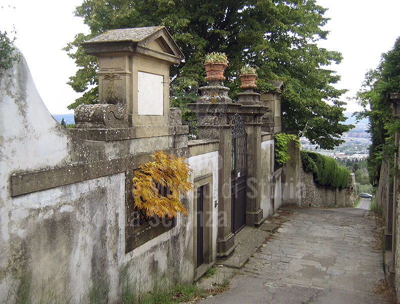 Entrance to Villa il Casale, Sesto Fiorentino.