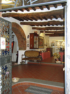 Interior of the Museo del Minerale, Campiglia Marittima.