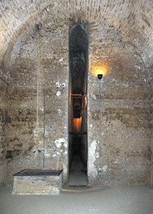 Interno della Cisterna della Villa Romana di San Vincenzino, Cecina.