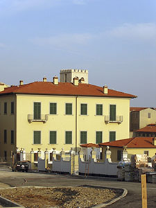 Exterior of the Ancient Hospital of Piombino.