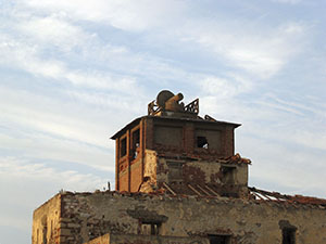 Esterno della Torre del Sale, Piombino.