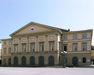 Exterior of the Teatro del Giglio, Lucca.