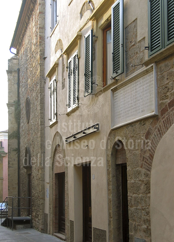Exterior of the birthplace of Paolo Mascagni, Pomarance.