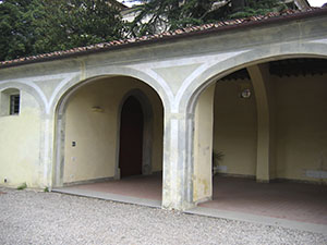 Exterior of the Medici Villa La Mgia, Quarrata.