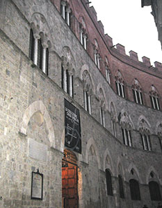 Exterior of the Accademia musicale Chigiana, Siena.