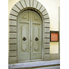 Entrance portal to the Teatro Metastasio, Prato.