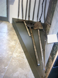 Implements for weeding rows of grapevines, Museum of Grapes and Wine, "I Lecci" Wine Culture Centre, Montespertoli.