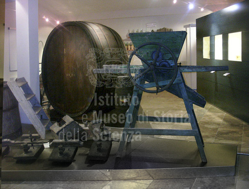 Equipment for processing grapes, Museum of Grapes and Wine, "I Lecci" Wine Culture Centre, Montespertoli.