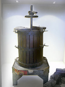 Wine-press, Museum of Grapes and Wine, "I Lecci" Wine Culture Centre, Montespertoli.