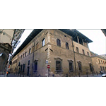 Esterno del Palazzo Datini, sede dell'Archivio di Stato di Prato.