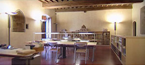 Sala studio a Palazzo Datini, Prato.