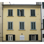 Birthplace of Filippo Pacini, Pistoia.