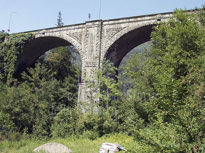 Bridge by Leonardo Ximenes on the Sestaione stream, Casotti Ponte Sestaione, Cutigliano.