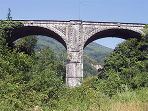Bridge by Leonardo Ximenes on the Sestaione stream, Casotti Ponte Sestaione, Cutigliano.