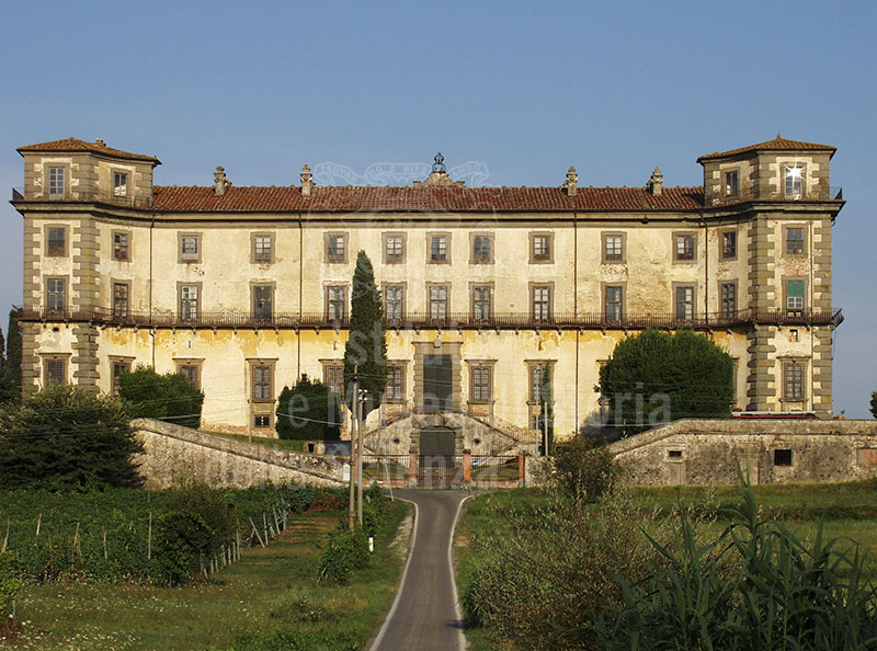 Rear facade of Villa Bellavista, Buggiano.
