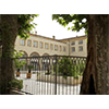 Inner courtyard of the Seaside Hospital of Lucca (Palazzo Moretti), Viareggio.