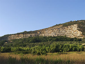 Cave del colle di Monsummano Terme.