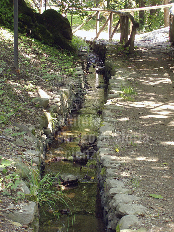 Millrace of the "Madonnina" Ice House, Le Piastre, Pistoia.