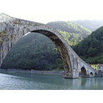 The Maddalena Bridge (known as the "Devil's bridge"), Borgo a Mozzano.