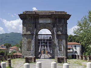 Ponte delle Catene (Lorenzo Nottolini), Fornoli, Bagni di Lucca.
