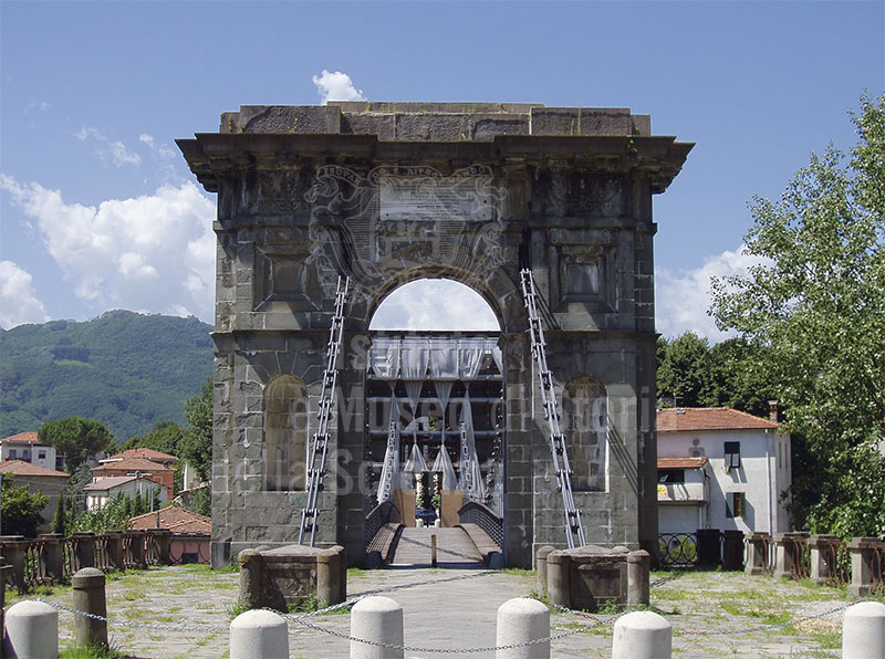 Ponte delle Catene (Lorenzo Nottolini), Fornoli, Bagni di Lucca.