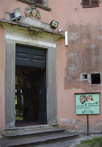 Ingresso del Museo Civico Zoologico - Villa Baciocchi, Capannoli.