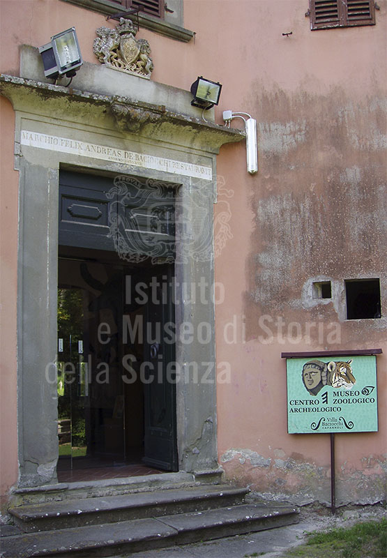 Ingresso del Museo Civico Zoologico - Villa Baciocchi, Capannoli.