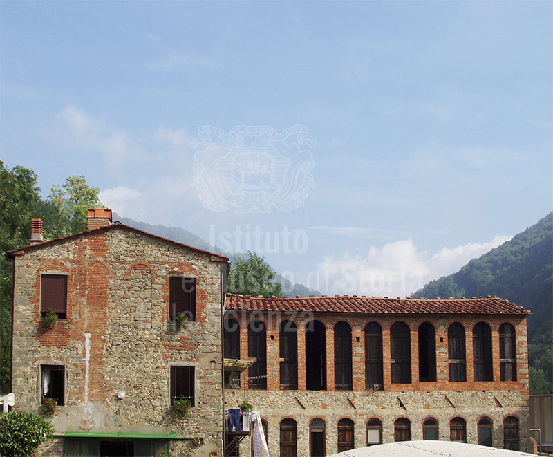 Old building of the Basilica Paper-mill,  Botticino, Villa Basilica.