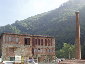 Old building of the Basilica paper-mill, Pracando, Villa Basilica.