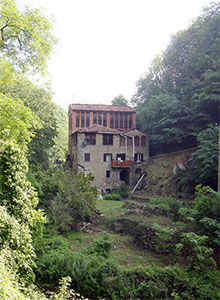 Old building of a disused paper-mill, Biecina, Villa Basilica.
