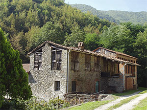 Old building of a disused paper-mill, Pracando, Villa Basilica.