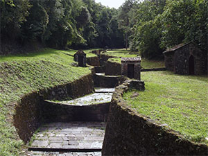 Canalizzazioni idrauliche presso l'Area di Rispetto dell'Acquedotto Monumentale di Guamo, Capannori.