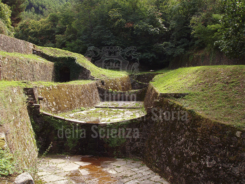Water channels at the Guamo Monumental Aqueduct Area, Capannori.