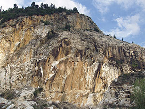 Quarry at San Giuliano Terme.