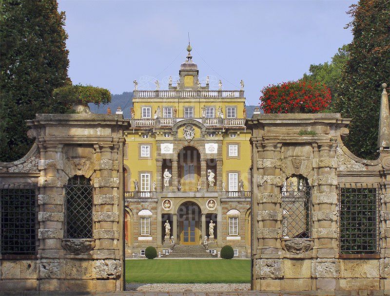 Facade of Villa Santini Torrigiani, Camigliano, Capannori.