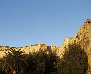 Bastione nei pressi della Darsena Medicea, Portoferraio, Isola d'Elba.