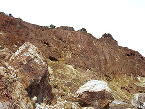 Iron mine of Rialbano near Cala Topinetti between Cavo and Rio Marina.