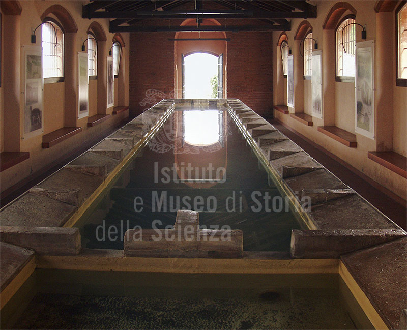 Interior of the Public wash-house at the Canali Spring, Rio nell'Elba.