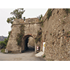 An entrance of the Fortress of San Giacomo di Longone, Porto Azzurro.