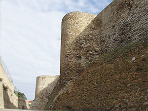 Walls designed by Leonardo da Vinci, Piombino.
