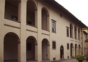 Facciata posteriore della Villa Medicea, Cerreto Guidi.